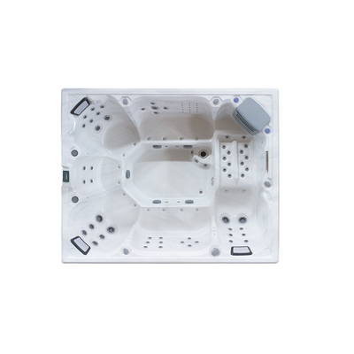 อ่างอุ่นสี่เหลี่ยมที่ยืนอิสระ พร้อมเครื่องทําความร้อนไฟฟ้าแรง 3KW / 110 ~ 220V สําหรับสปาและนวด