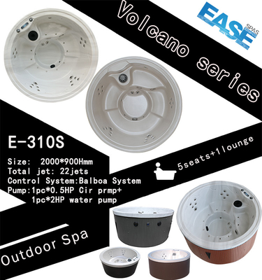 5-6 คน บลูทูธ ไฟฟาย รอบสปาสปาบัลบาโอ 3kW เครื่องทําความร้อน