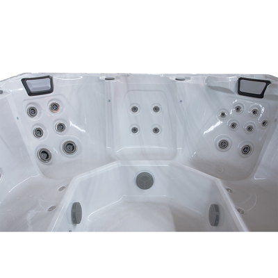 89-Jet แอคริลิกฮอททั๊บ 8 คน Ourdoor Jacuzzi SPA ความจุ 600 ปอนด์