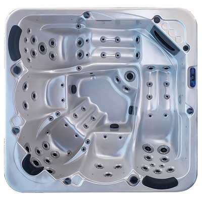 6 คน Air Jet Whirlpool นวดอ่างน้ำร้อนกลางแจ้งพร้อมปั๊มวารีบำบัด