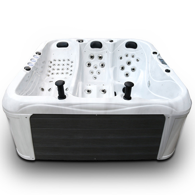 หรูหราสวน 4 ท่านนวดอ่างน้ำร้อนสปาอ่างน้ำวนพร้อม Bluetooth