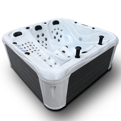 หรูหราสวน 4 ท่านนวดอ่างน้ำร้อนสปาอ่างน้ำวนพร้อม Bluetooth
