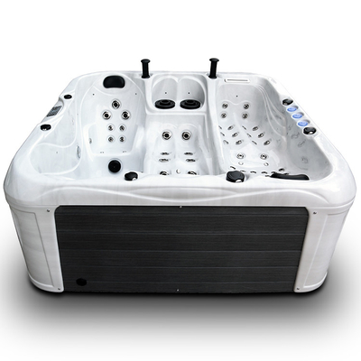 หรูหราสวน 4 ท่านนวดอ่างน้ำร้อนสปาอ่างน้ำวนพร้อม Bluetooth