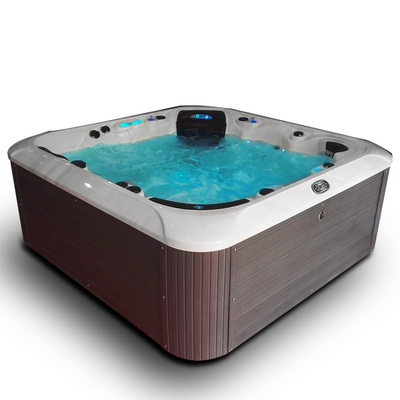 6 คน Air Jet Whirlpool นวดอ่างน้ำร้อนกลางแจ้งพร้อมปั๊มวารีบำบัด