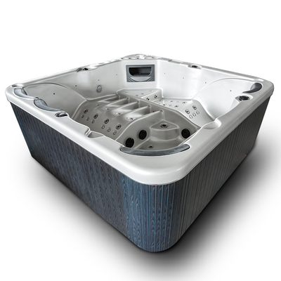 Pearl White 6 ที่นั่งอ่างอาบน้ำนวดในครัวเรือนสปา Hydropool อ่างสปาขนาดใหญ่