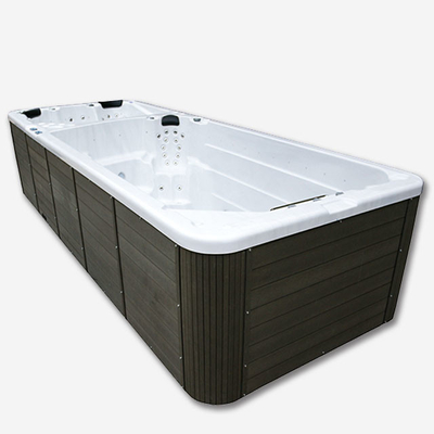 5.9 เมตรหรูหรา Hydro นวด อ่างน้ำร้อนกลางแจ้งและ Swim Spa Combo