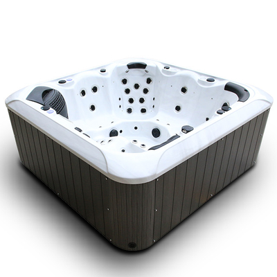 อ่างอาบน้ำนวดอะคริลิกกลางแจ้งสำหรับ 6 ท่านสปาอ่างน้ำร้อน Hydro Spas