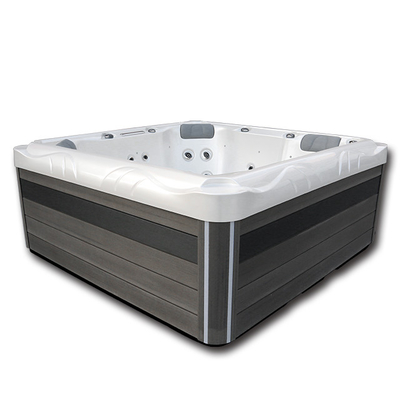 ปรับปรุงการนอนหลับผ่อนคลายกล้ามเนื้ออ่างน้ำร้อนพร้อมน้ำพุล้น Outdoor