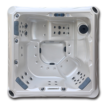 ปรับปรุงการนอนหลับผ่อนคลายกล้ามเนื้ออ่างน้ำร้อนพร้อมน้ำพุล้น Outdoor
