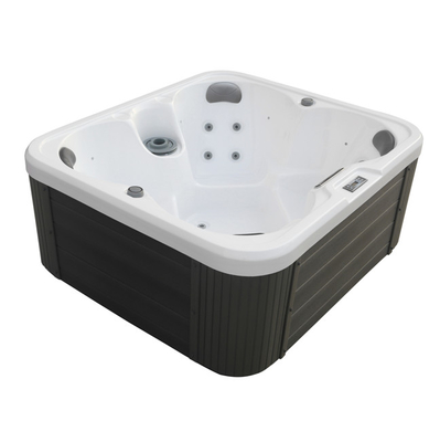 3KW Square 4 ที่นั่งอ่างน้ำวนสปาอ่างนวดอ่างน้ำร้อนวารีบำบัดสปากลางแจ้ง