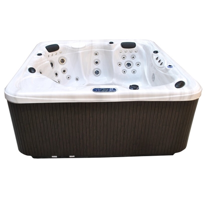 Villa 6 Person อ่างอาบน้ำนวดอะครีลิคสปาอ่างน้ำร้อนพร้อม Ozonator