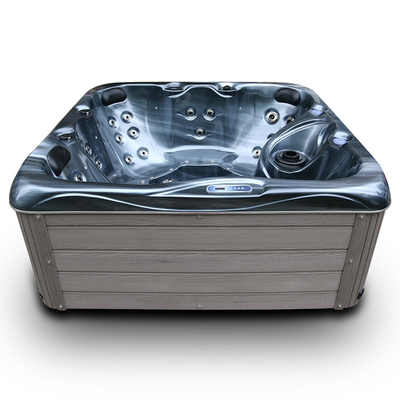 กำหนดเอง 4 คนอ่างอาบน้ำสปากลางแจ้ง Freestanding European Design Spa